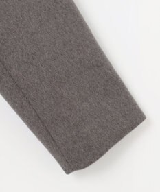 ANY 【防風裏地】ウールブレンドノーカラーコート