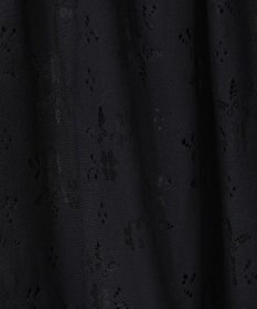 earth music&ecology 透かし花柄フレアスカート