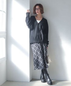 WEGO 【WEB限定/2025年秋冬新作//洗濯可/MLサイズ展開/ユニセックス着用ITEM】ドロップショルダーカーディガン