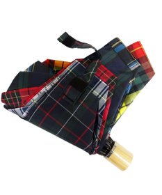 +RING 【プラスリング】【数量限定】【UVカット90%以上】レディース向け 晴雨兼用 折傘 CHK T1184 NEW COLLECTION