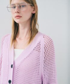 uncrave メッシュニット カーディガン