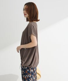 Green Parks 表面カット裾ドロストプルオーバー