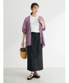 Green Parks 接触冷感シアーニットカーディガン