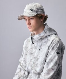 JOSEPH ABBOUD MOUNTAIN 【ECO撥水・軽量・パッカブル】エンボスストレッチプリント キャップ