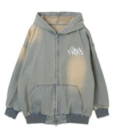 WEGO ヴィンテージウォッシュBIGフードブルゾン