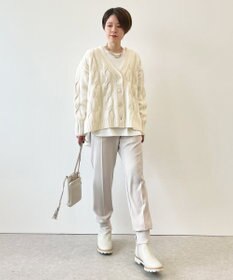 自由区 【洗える】ウールカシミヤブレンド ニットカーディガン