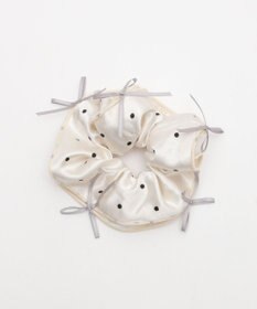 WEGO Lリボンドットシュシュ