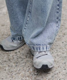 WEGO タックワイドストレートデニム