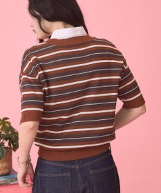 AMERICAN HOLIC 【PENNEY'S】レトロボーダー半袖ニット
