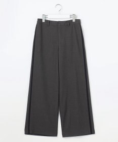 J.PRESS LADIES ジョーゼット裏起毛 ワイド パンツ