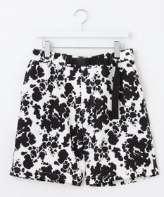 PW CIRCULUS 【MEN】【洗える】アニマルプリント ベルト ショートパンツ