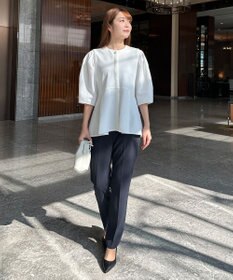 UNFILO 【WEB限定】BEAUTY MOVE センタープレス テーパードパンツ