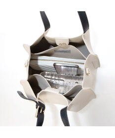 UNBILLION カシュカシュ cachecache / フェイクレザーショルダーバッグ付スクエアトート