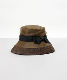 AURORA 【 LANVIN en Bleu （ランバン オン ブルー）】オーガンジーｘグログランクロッシェハット