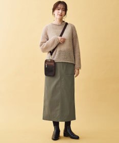 ANY レーシーネットニット