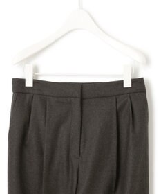 ICB 【洗える・WEB限定カラーあり】 ウールミルドサキソニー テーパードパンツ