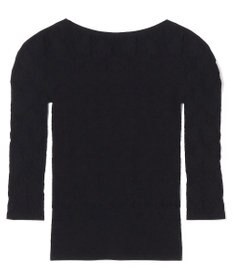 Chacott レーシーフラワーニットトップ