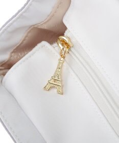 Maison de FLEUR トリコロールスクエアトートバッグ
