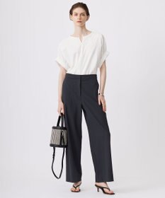 ICB L 【UVカット・吸水速乾・接触冷感・洗える】シェルタリングドライオックス ワイドパンツ