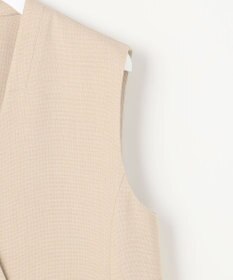 自由区 S リラックスバスケットノーカラー ジレ