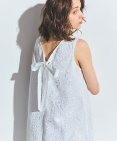 GRACE CONTINENTAL メッシュフラワーレースワンピース