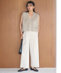 UNFILO 【11サイズ展開】 BEAUTY MOVE タックワイドパンツ