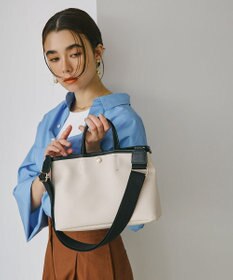 TOPKAPI 【Breath TOPKAPI】RIPPLE リプル ショルダー付き シンプル ミニ トートバッグ