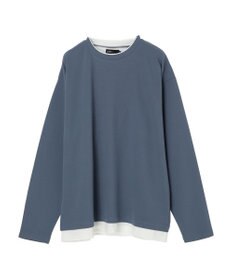CRAFT STANDARD BOUTIQUE 梨地カットフェイクレイヤードＬ／Ｓ　ＴＥＥ