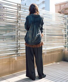 YECCA VECCA シアーデニムシャツ