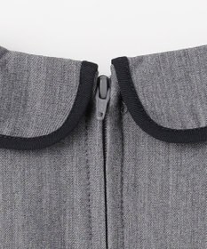 組曲 KIDS 【110-140㎝】 クラシカルグレーワンピース