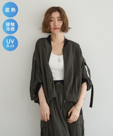 YECCA VECCA 【UVカット/接触冷感/遮熱】COOL5分袖MA-1
