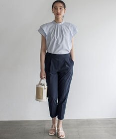 組曲 【前後着用可】ドライタッチダブルフレア ブラウス