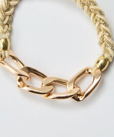 Phoebe 2wayツイストメタルヘアブレス　ホワイト