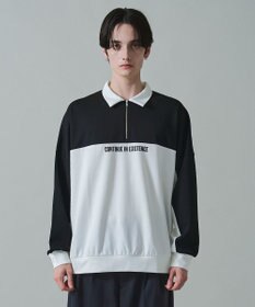 WEGO ドルマンポンチハーフZIPプルオーバー