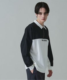 WEGO ドルマンポンチハーフZIPプルオーバー