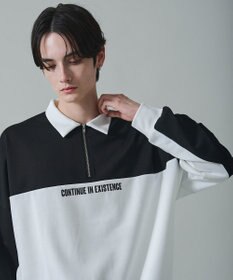 WEGO ドルマンポンチハーフZIPプルオーバー