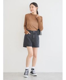 earth music&ecology シアーリブプルオーバー