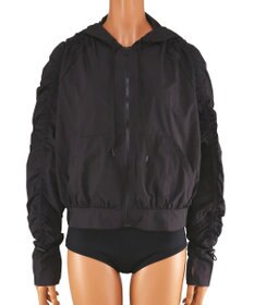 San-ai Resort（三愛水着楽園） WEB限定商品ショートラッシュパーカー付きリブタンキニ水着+レギンス付き5点セット【Beach Queen（ビーチクイーン）】