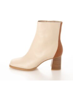 MODE ET JACOMO <MODE ET JACOMO>バック切り替えスクエアトゥショートブーツ