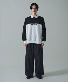 WEGO ドルマンポンチハーフZIPプルオーバー