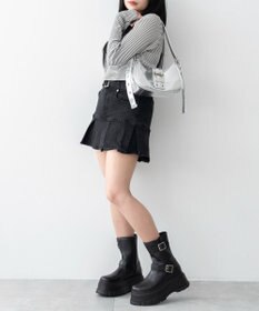 WEGO マルチWAYハーフムーンベルトバッグ