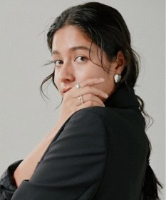 yoaa シルバー925 ピンクアコヤチェーンリング