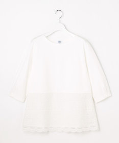 J.PRESS LADIES S レースレイヤードフレア カットソー