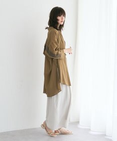 YECCA VECCA 【セットアップ可能】シルキータックワイドパンツ