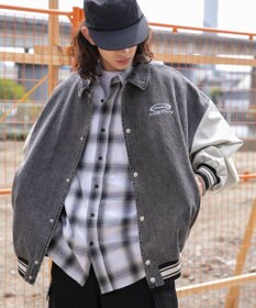 WEGO 【ユニセックス着用ITEM】デニムスタジャン