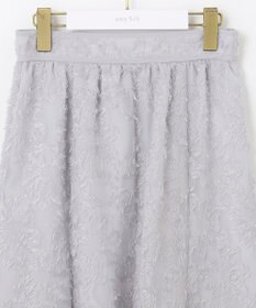 ANY SIS 【洗える】フェザーフラワージャカード スカート