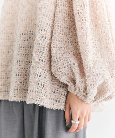 #Newans 【洗える】フィラッフィギャザースリーブブラウス