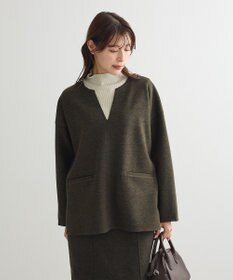 Green Parks 圧縮ポンチキーネックプルオーバー