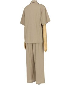 une nana cool 綿混コットンリネン天竺 半袖パジャマ