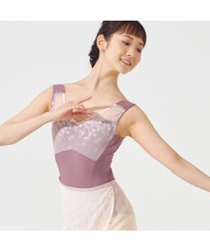 Chacott ◎【Nela ライン】ノースリーブレオタード